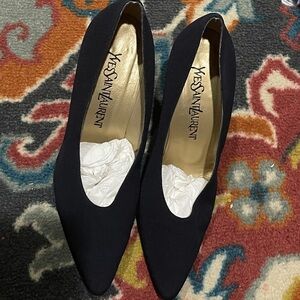 Vintage Yves Saint Laurent Black Heels